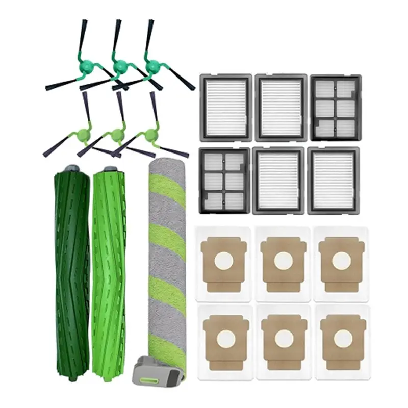 

Только сегодня! Комплект аксессуаров для робота-пылесоса Irobot Roomba Max 705 Combo / 706 Combo: щетка, мешок для пыли, фильтр, ролик, сменная насадка для влажной уборки.