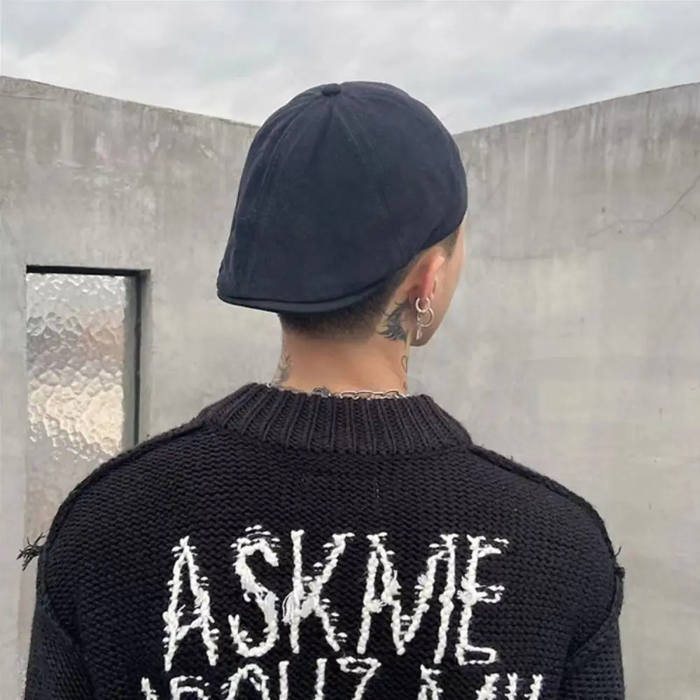 النمط الغربي البريطاني القبعات خمر قبعة الرجعية الكلاسيكية ارتداء اليومي الرجال القبعات قبعة القطن قابل للتعديل قبعة بيسبول السفر الرياضة #5