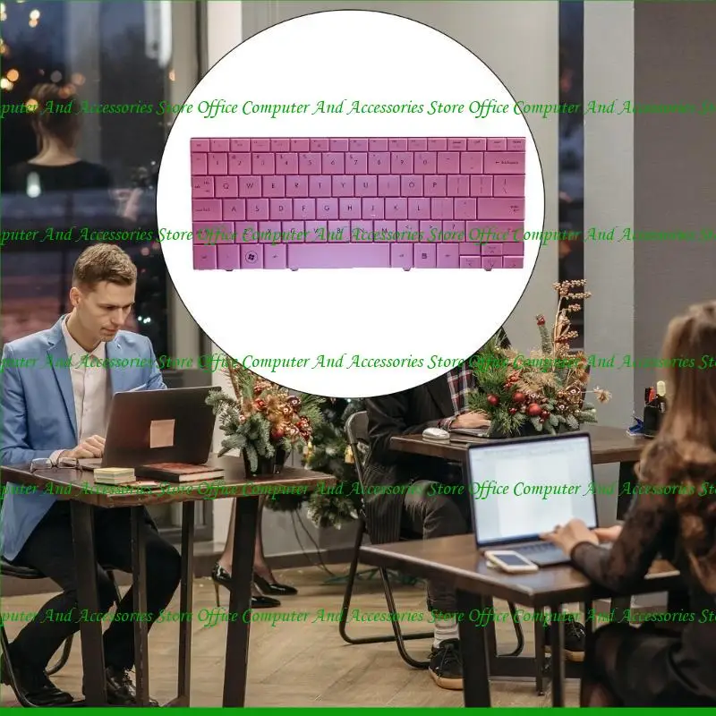 U55C لـ MINI 110 Layout Learboard Keyboard Pink