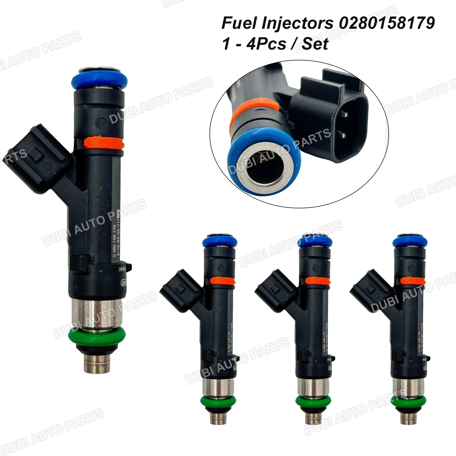 

Fuel Injectors Valve 8S4G9F593AA For FORD C-MAX II 2.0 2015-2019 FOCUS 2 Saloon 2.0 2007- MONDEO V 2.0-Hybrid 2014- 0280158179
