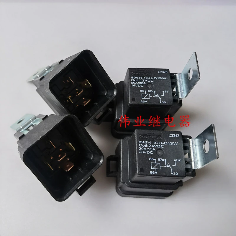 （Brand-new）1pcs/lot 100% original genuine relay:896H-1CH-D1SW 12VDC 24VDC 5pins Excavator car relay