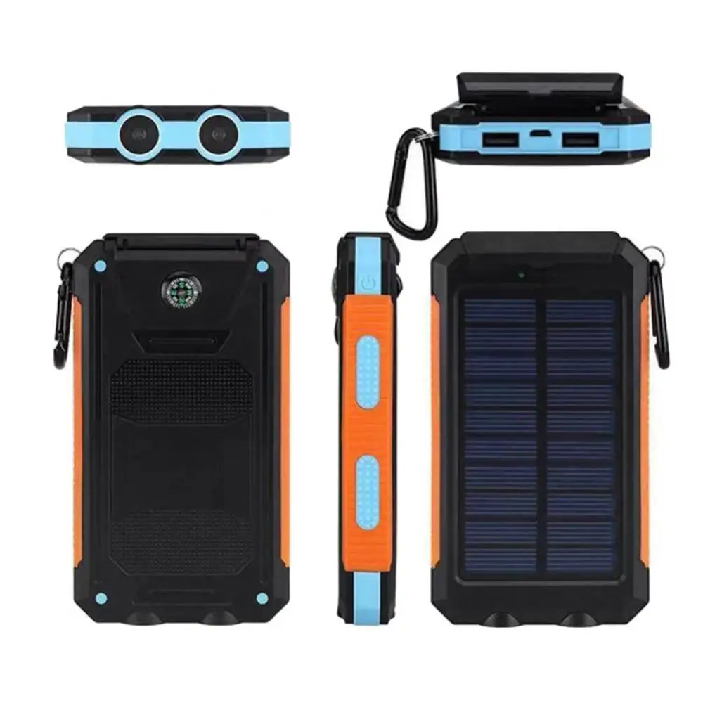 Dual USB DIY Solar Power Bank Case Kits Battery Charger External Box Flashlight Powerbank Shell Box Without Cell! Without Cell!!