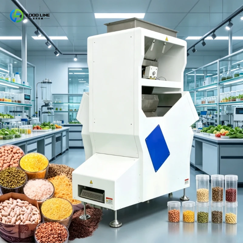 Color Sorter Machine Optical Sorting Coffee Rice Bean Buckwheat Industrial Selection Equipment