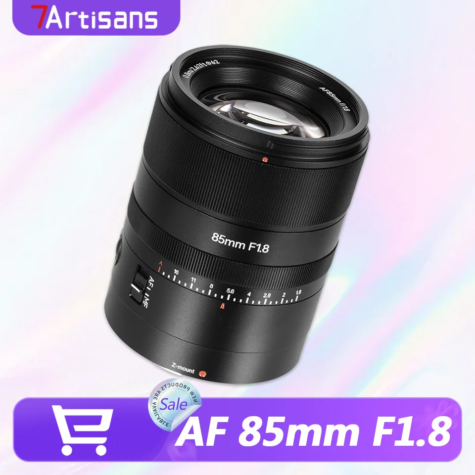 

7artisans AF 85mm F1.8 Standard Prime Mirrorless Auto Focus Camera Lens for Portrait Photography with Sony E Nikon Z L-mount