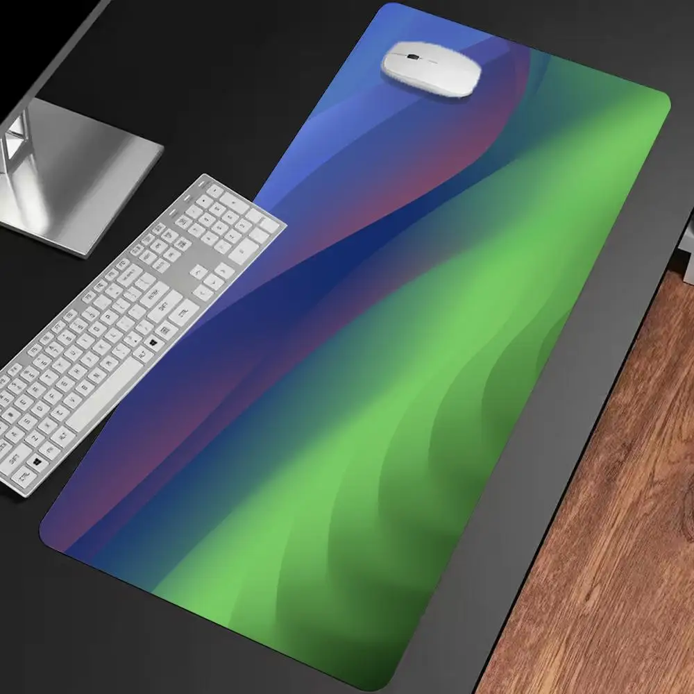 

Green & Blue Waves Mouse Pad Multi-Size non-slip Gaming mouse pad Gamer E-Sports Mouse Mat Game Mechanical Keyboard XXL Desk Mat