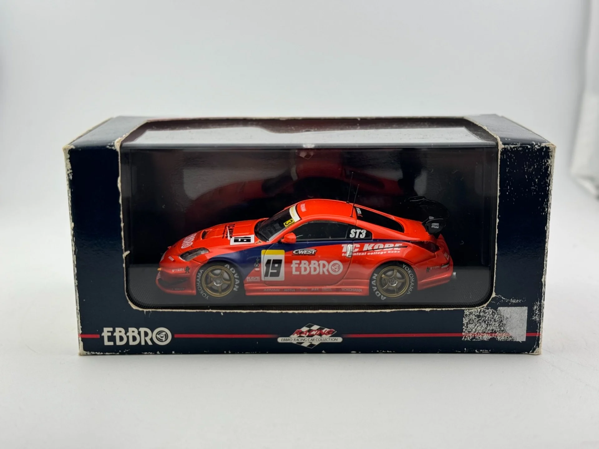 

Модель автомобиля Ebbro Z TC Kobe Super Taikyu ST3 №19 из литого металла, масштаб 1/43