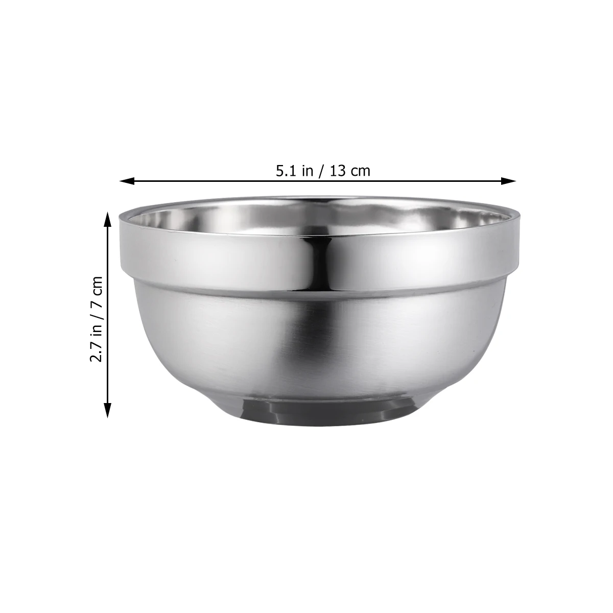 

6pcs Stainless Steel AntiScald Bowls Set Soup Cover HeatInsulation Kitchen Tableware