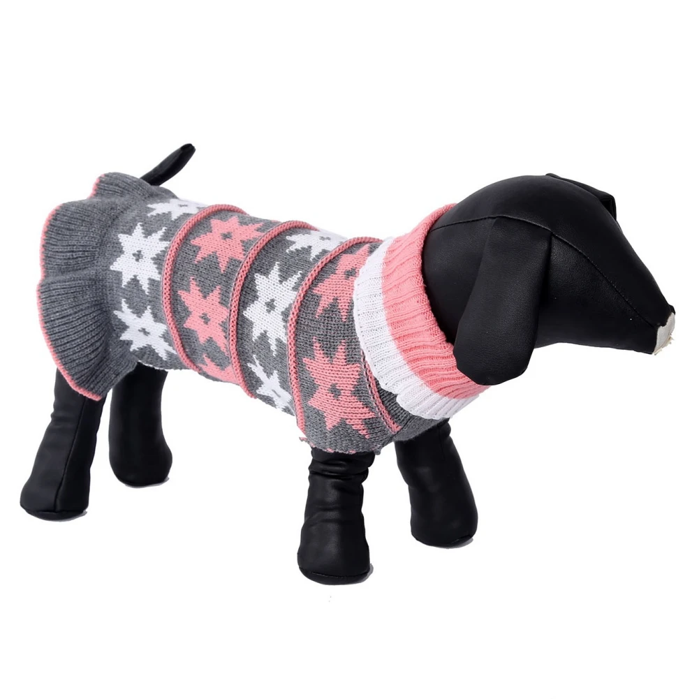 XS/S/M/L Warm Pet Dog Dresses for Small Dogs Puppy Sweater Cat Dress Shih Tzu Dachshund Clothes Pets Knitwear Clothing Skirt