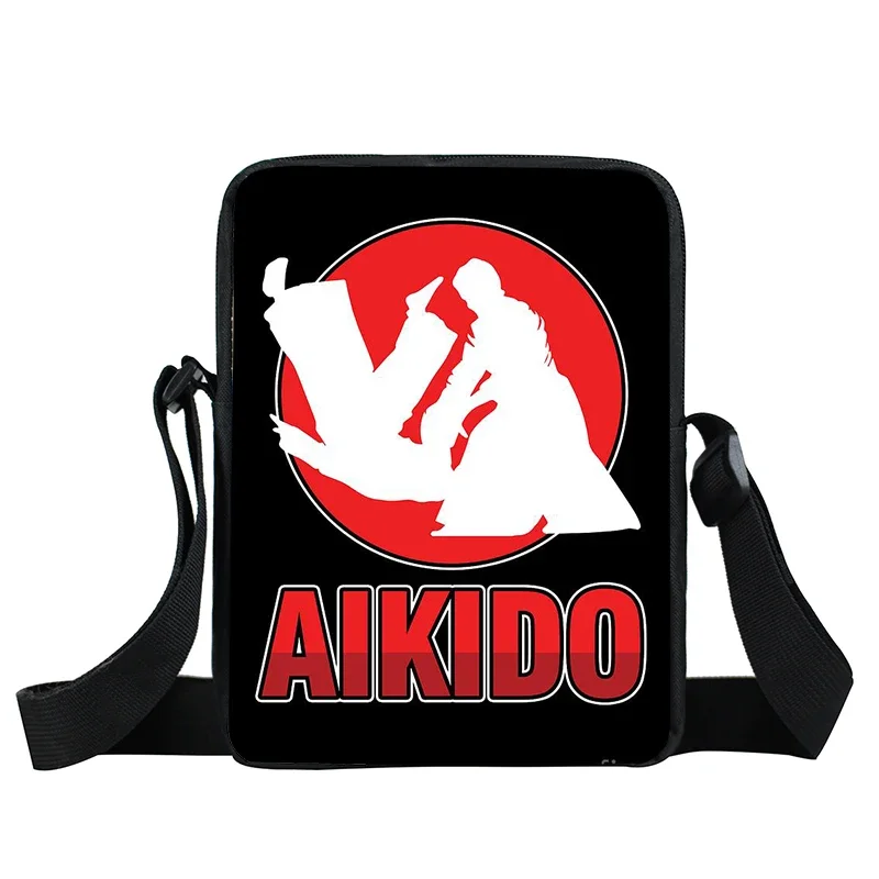 Cool Martial Art Judo / Taekwondo / Karate / Aikido Messenger Bag Small Satchel Crossbody Bags for Travel Women Handbag Gift