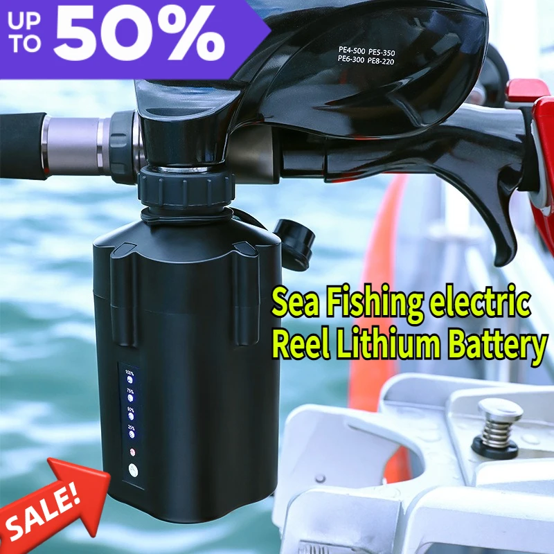 

14.8V 3500mAh Electric Reel Battery for Daiwa Shimano Fishing Reels with Multiple Chargers