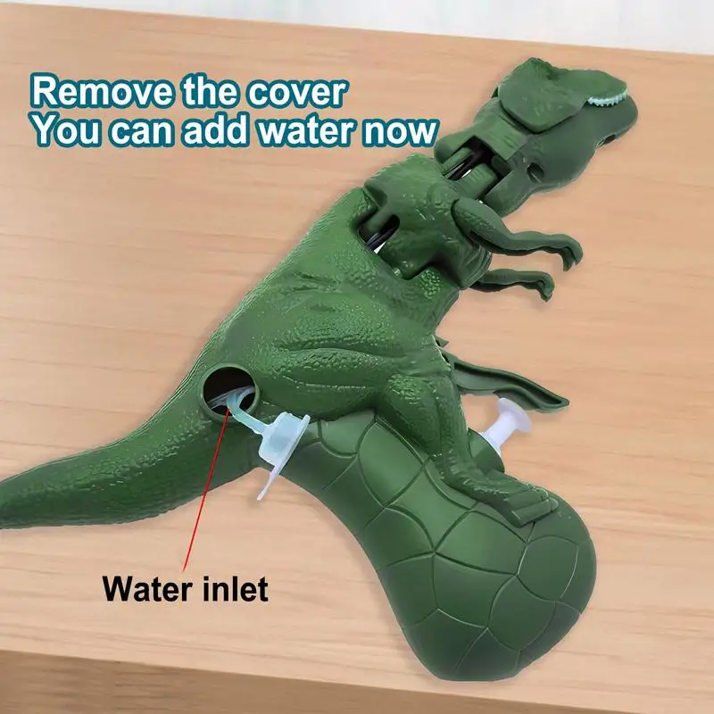 Schaukel Dinosaurier Wasser pistolen rotierenden Kopf Dinosaurier Wassers prinkler Kinder Schwimmbad Sand Strand Wasser Squirter Spielzeug Geschenke