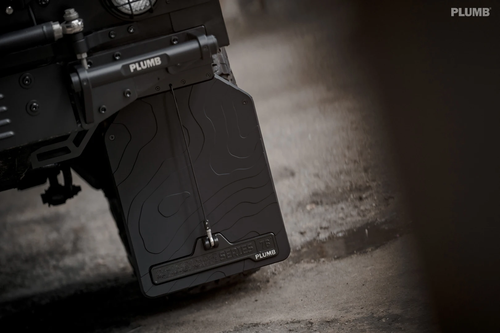 سلسلة TLF PLUMB 76 لـ MUD GUARDS مادة الألومنيوم/النايلون لـ De 90/110/130 #4