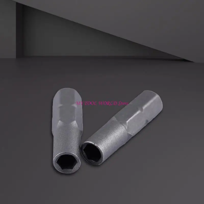 2 Pack Hexagonal Screwdriver Bit 6.35 mm 1/4Inch Bit Adapter for Bits 4mm A2BB