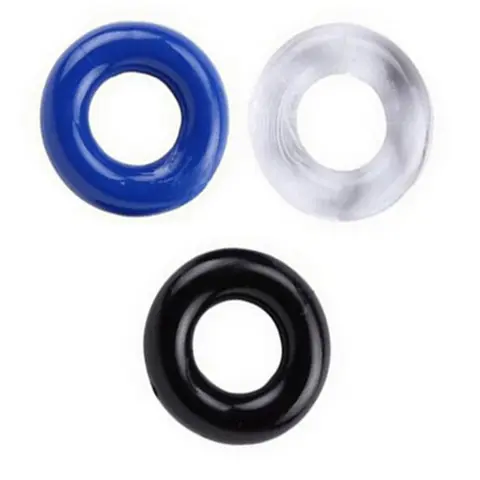 3 Pcs/Set Stretchy Cock Lock Ring Penis Enhancer Stay Hard Beaded Rings Delay Ejaculation Penis Trainer Sex Toys For Couple ring