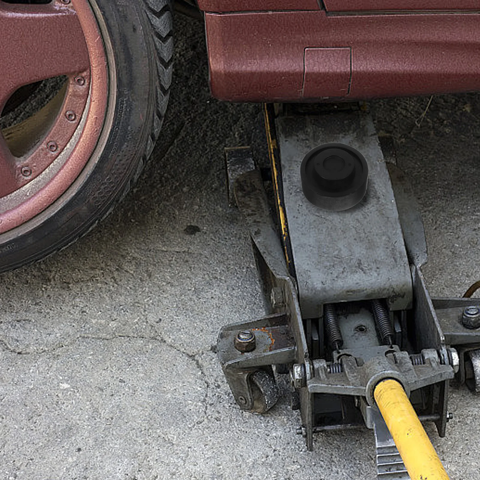 Auto Rubber Jack Pad Hydraulische Vloer Jack Pad Adapter Duurzaam Pinch Weld Protector Ingelaste Frame Guard Rail voor DIY Voertuig