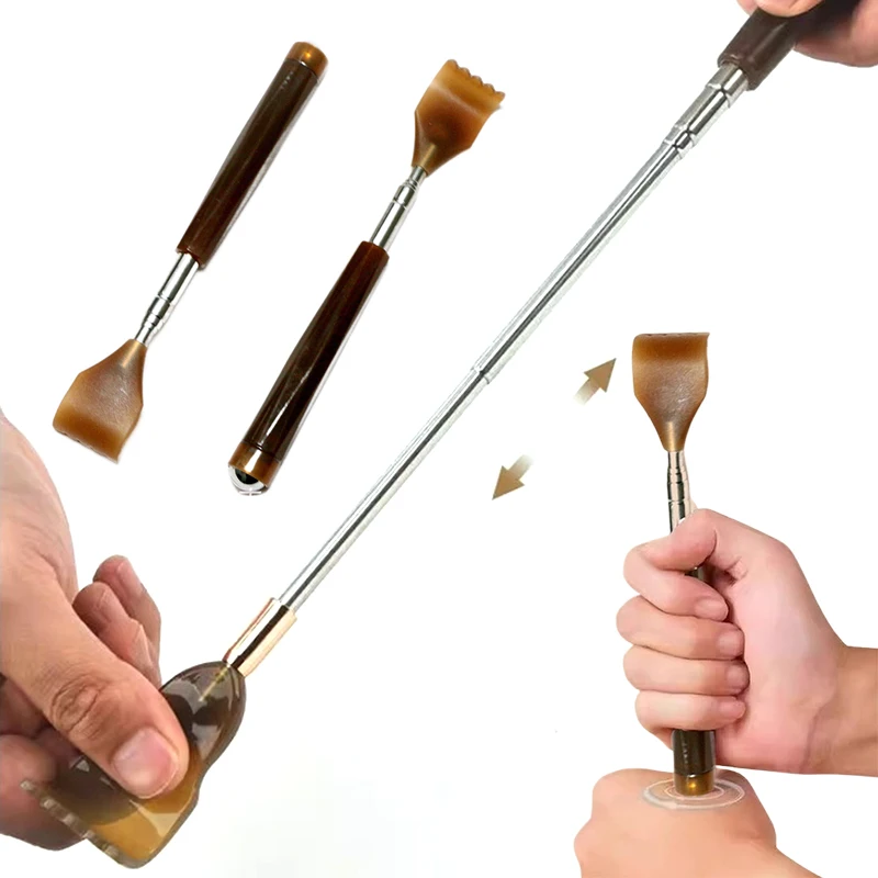 

1 Pcs Extendable Magnetic Ball Hackle Back Scratcher With Magnet Telescopic Scratching Backscratcher Massager Back Scraper