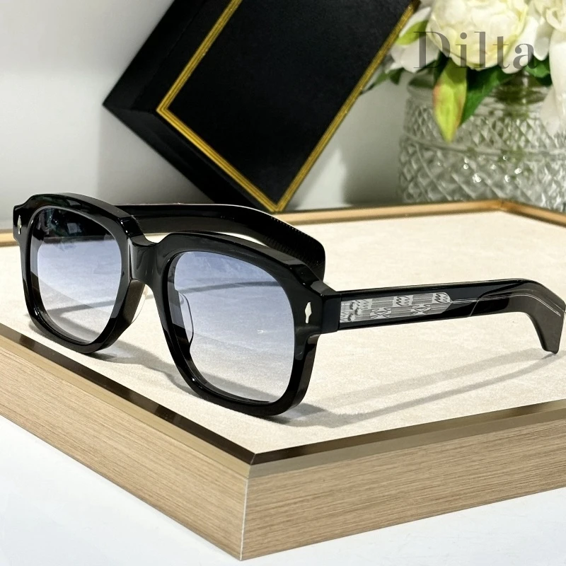 JMM Luxury Brand Square UNION Trends Male Female Sunglasses  Acetate Retro 선글라스 Retro Vintage Sunglasses men