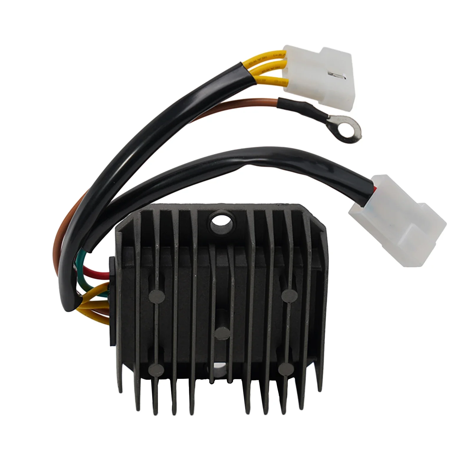 Black Voltage Rectifier Regulator for BMW F650GS F650ST ROAD FUNDURO Optimal Charging Capability Heat Dissipation