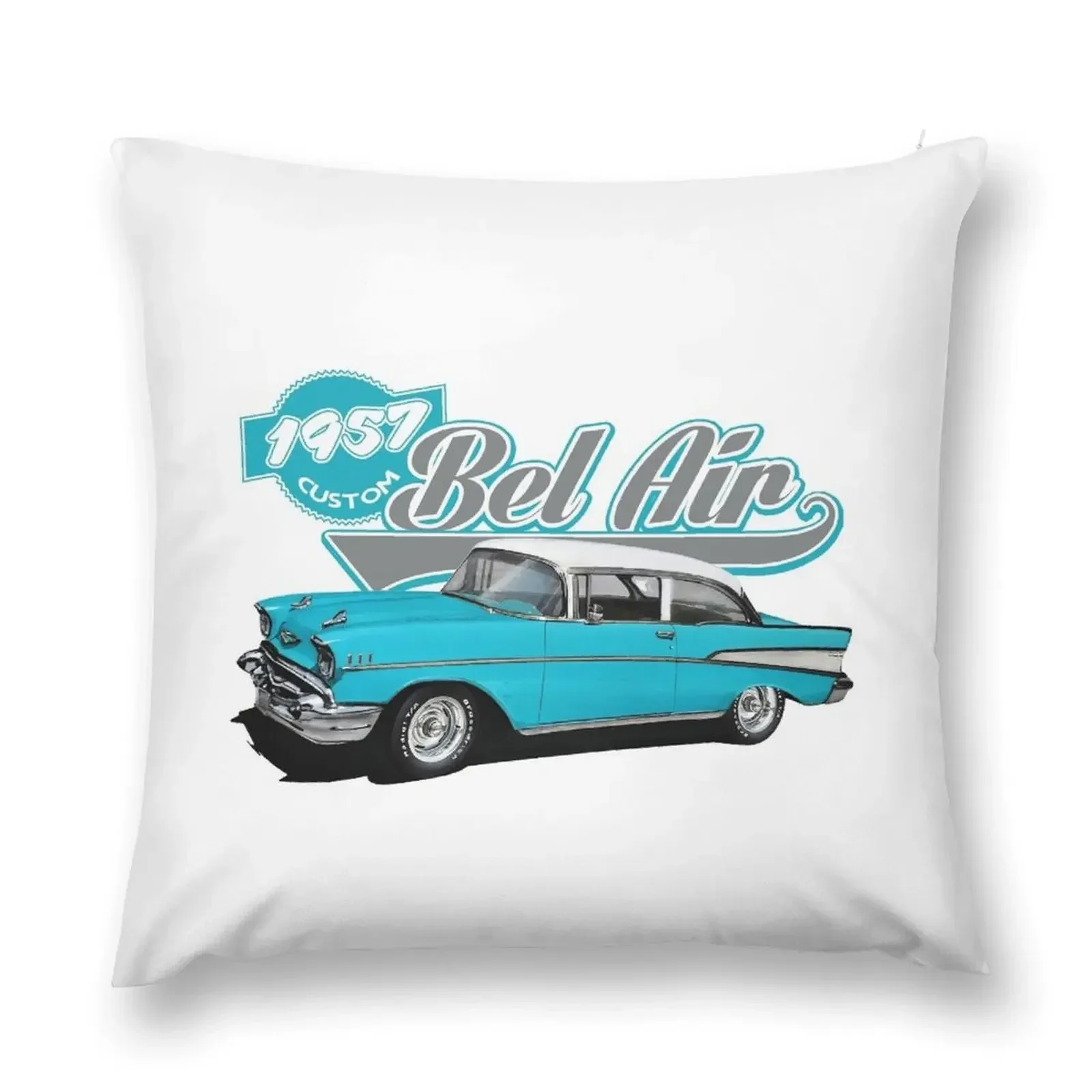 

Light Blue 1957 Hardtop Throw Pillow Cusions Cover christmas supplies Cushions Cover pillow