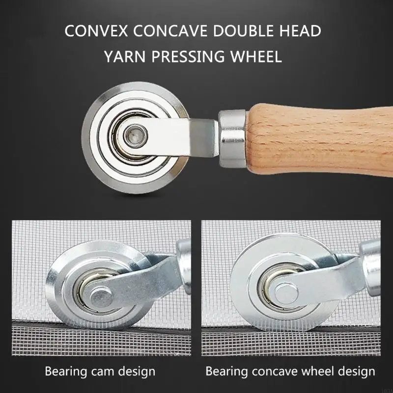 103a Double Wheel Sceller Roller Tool Repair Repair Set Rouleau Rouleau Pipotor outil Spline Rouleau avec des accessoires en