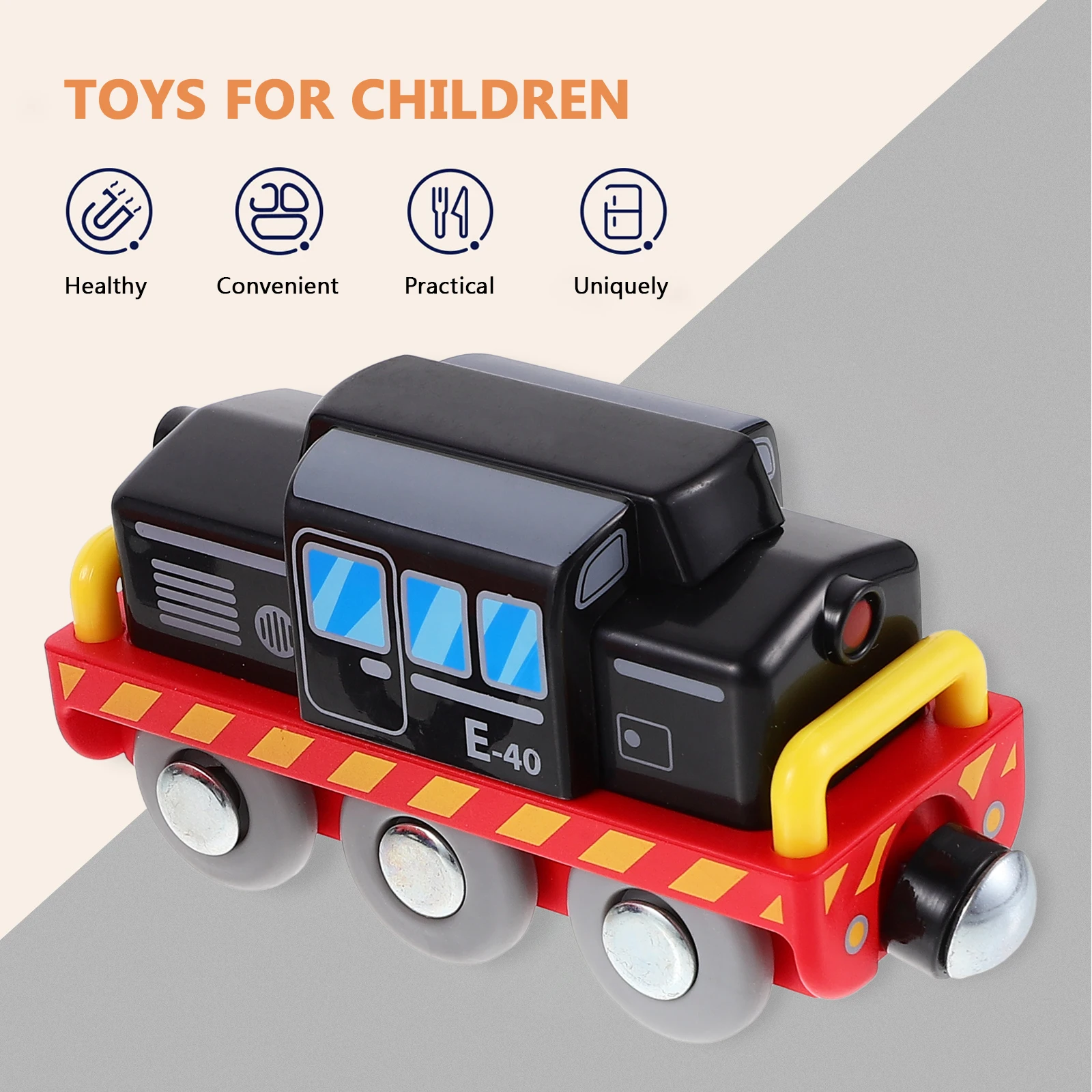 

1 комплект, пластиковая переноска на поезд, маленькая красочная прочная обучающая игрушка для координации рук и глаз, маленькие игрушки для детей