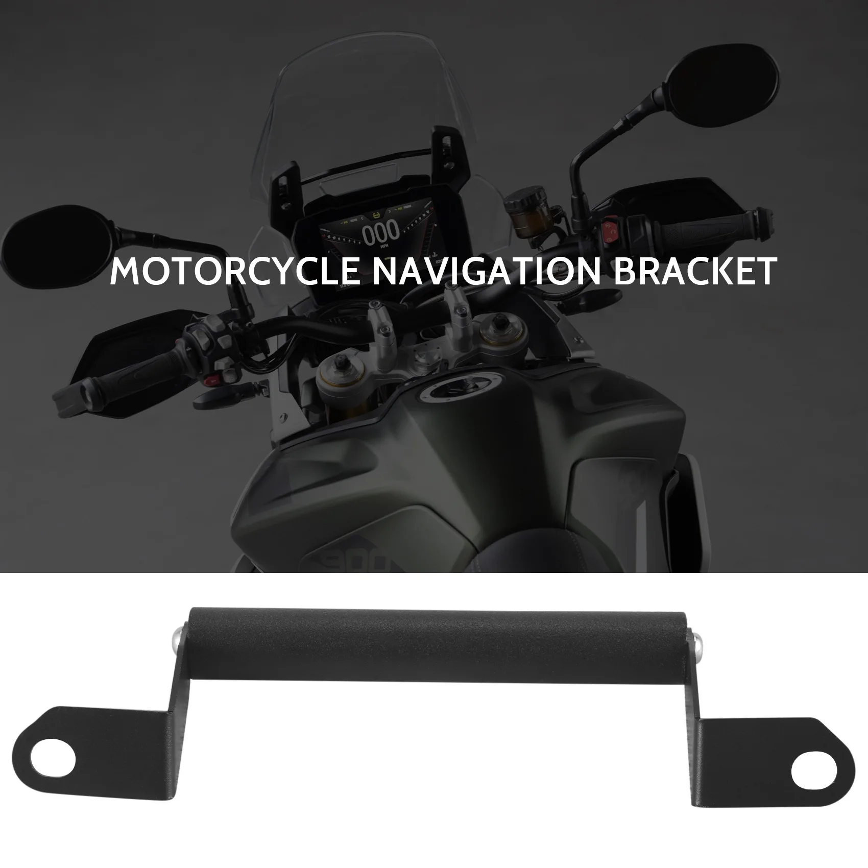 Motorcycle Phone Holder Mobile Phone GPS Navigation Plate Bracket for Triumph Tiger 900 GT Rally PRO Tiger900(22mm)