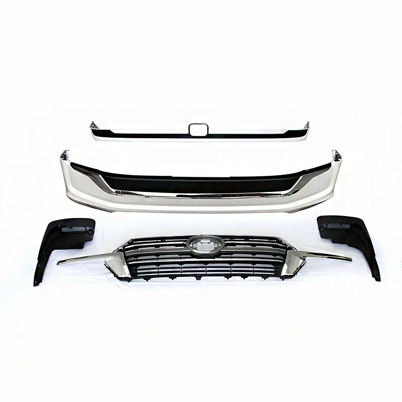 hot selling car  body kit for  Land Cruiser 2016-2020 upgrade 2021 model include front bumper grille and rear lip