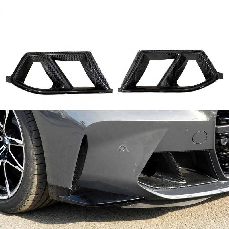 

FOR BMW M3 G80 M4 G82 dry carbon fiber front bumper air vent Car modification body kit Front bumper accessories