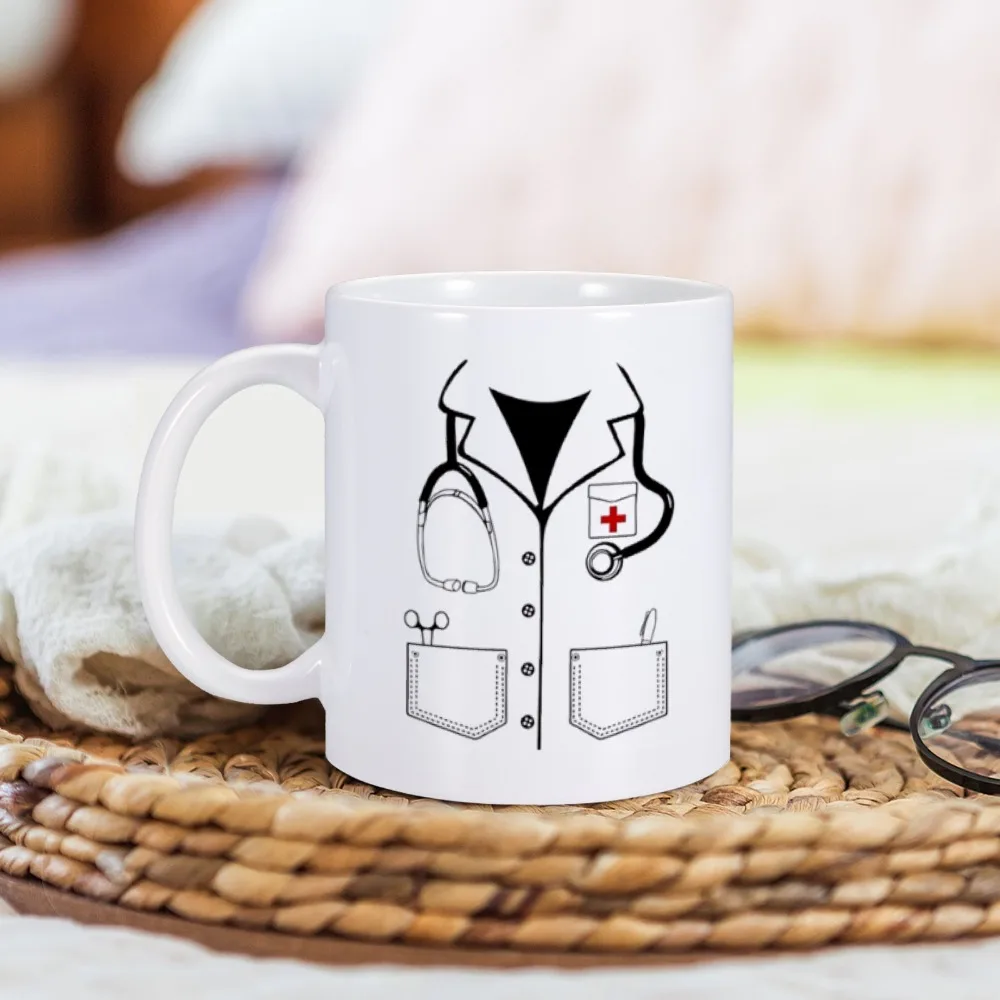 Doctor Coffee Mug Appreciate Water Tea Milk Cup Physician Home Office Drinkware for Doctor Nurse Birthday 11oz Coffee Juice Cup