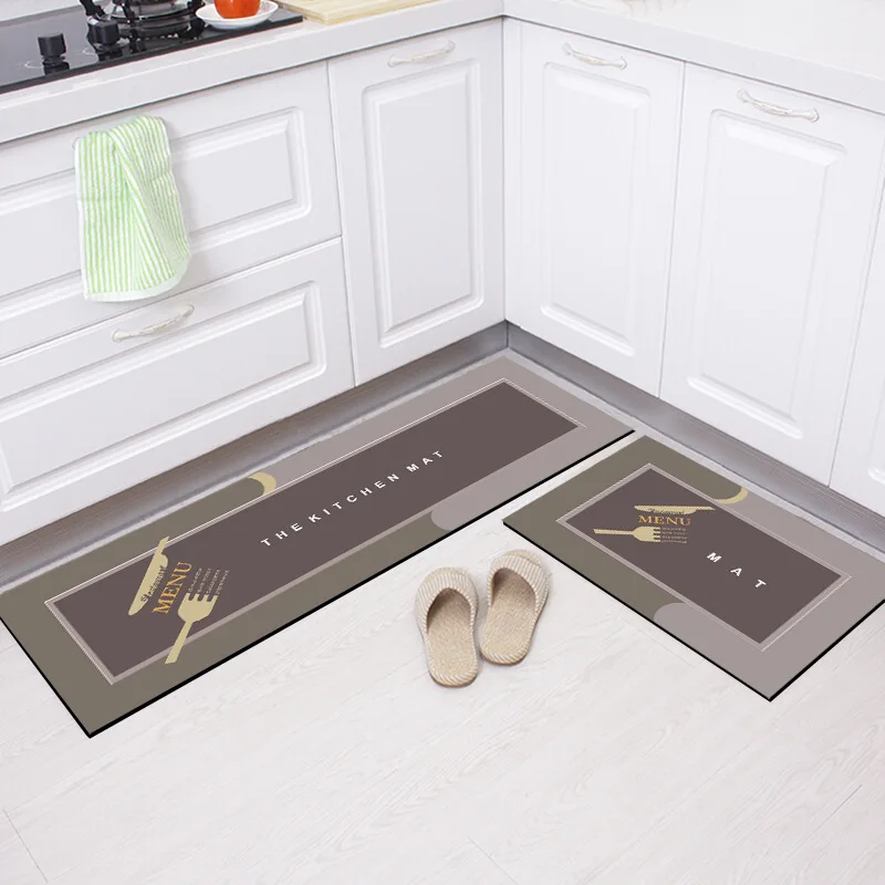 Diatom mud floor mat bathroom absorbent non-slip soft rectangular foot mat household quick drying anti-fatigue kitchen mat