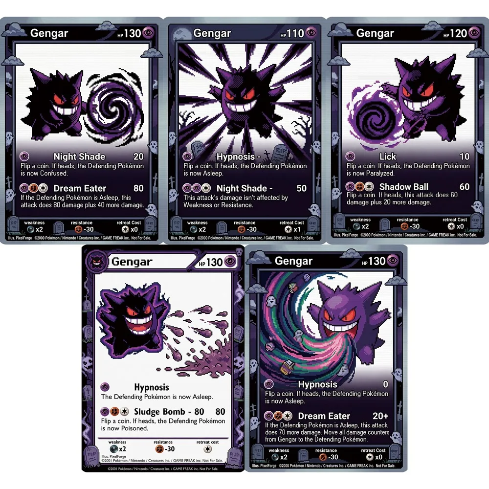 5Pcs Pokemon Cards …