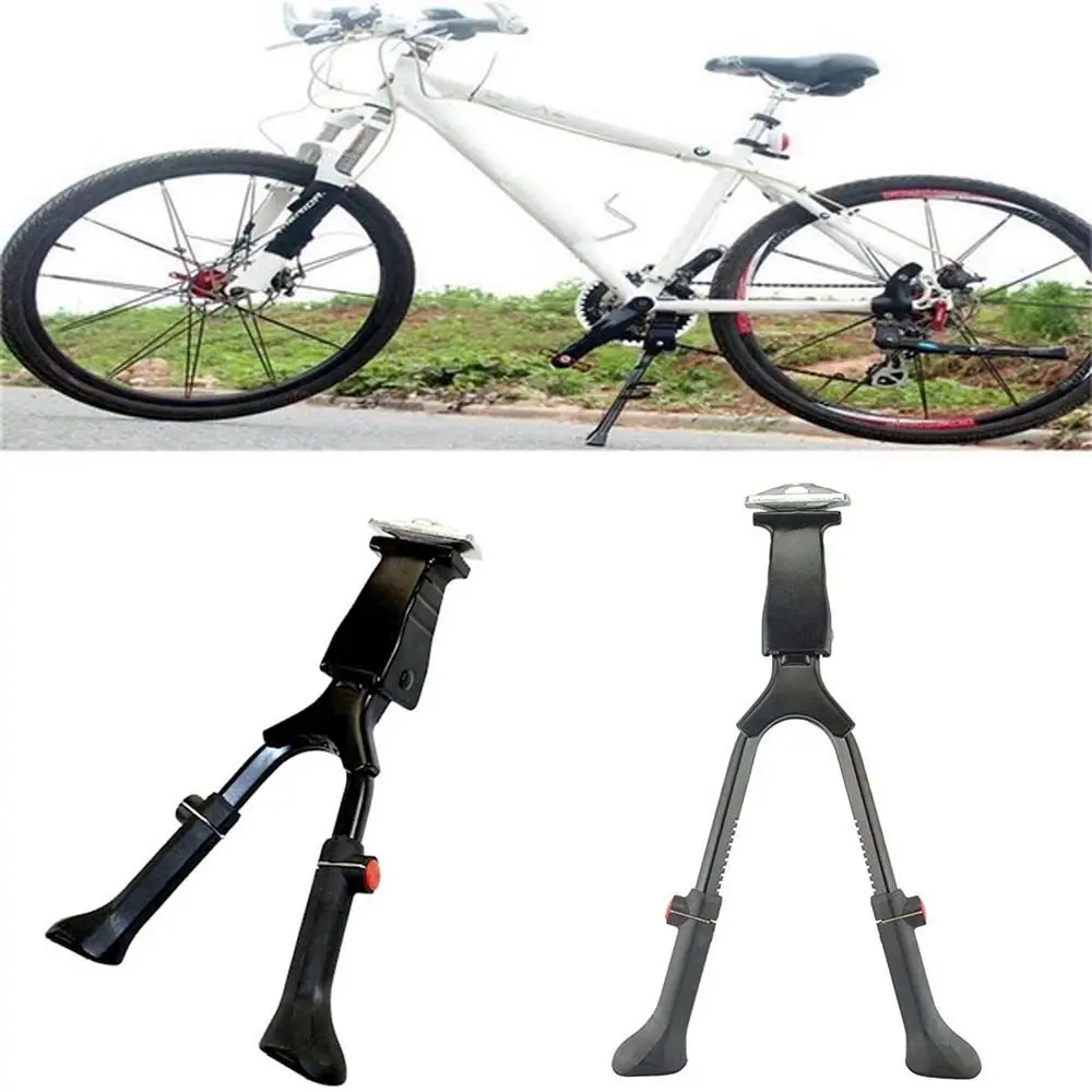 Tetractable Aluminum Alloy Bicycle Stand Foot Support Prop Double Kickstand Cycling Accessories Parking Rack Bicycle Kickstand