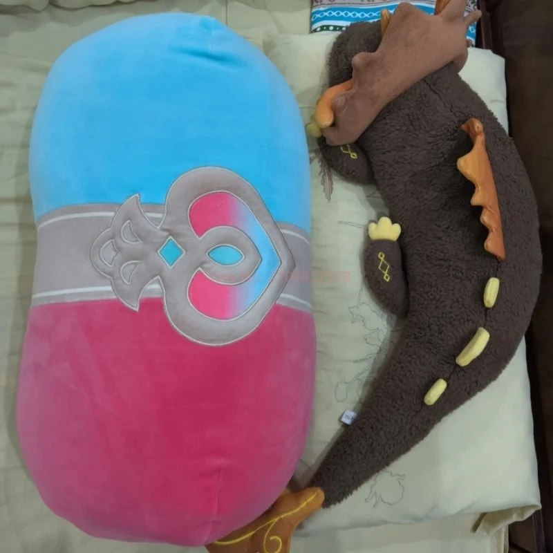 Genshin Impact Official 52cm Plush Doll Sigewinne'S Healing Capsules Game Peripheral Comfortable Soft Stuffed Pillow Decor Gifts