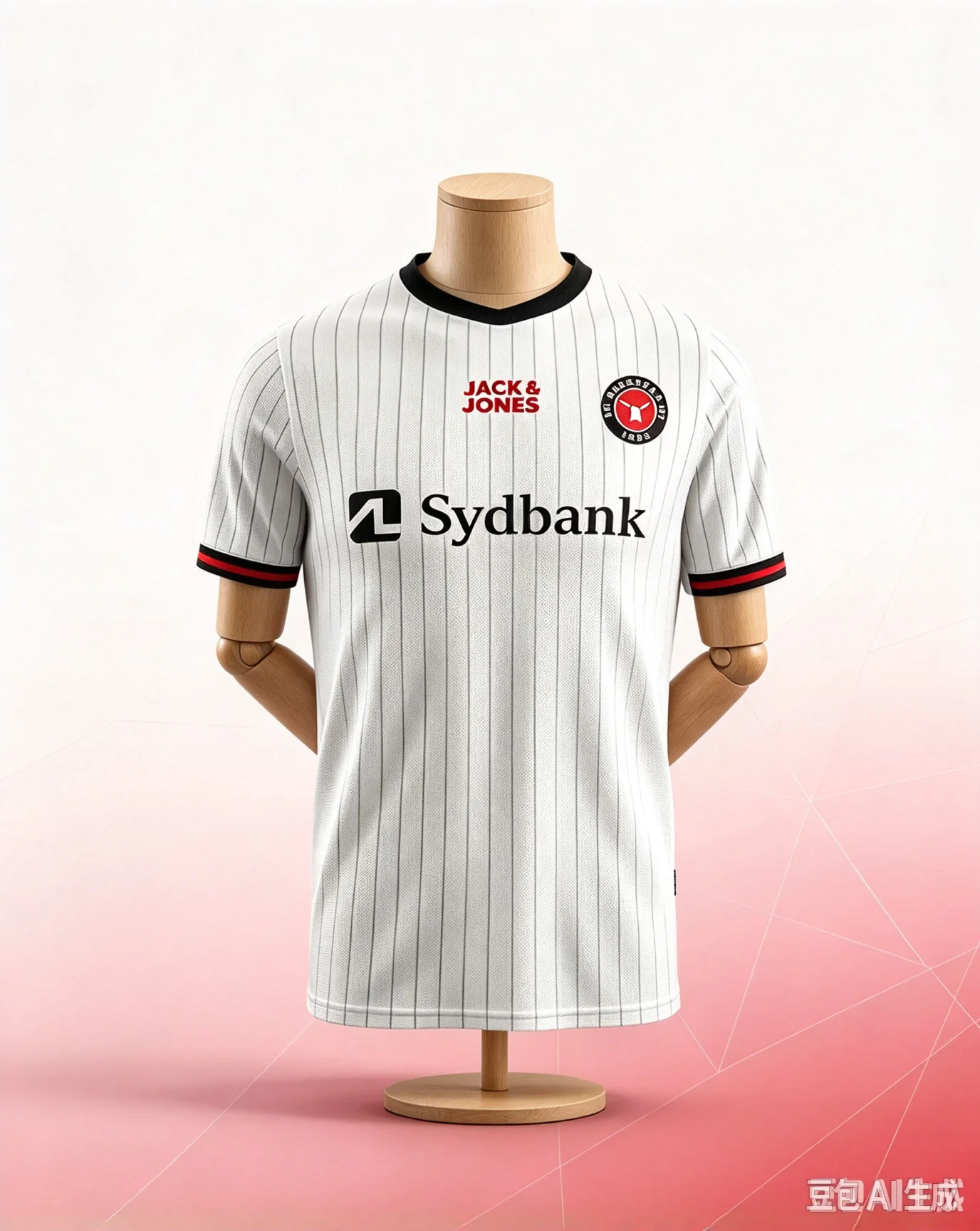 2026 Midtjylland 3D Printed Football Jersey Men's Summer Quick Drying Breathe Short Sleeved T-shirt Family Matching Clothing