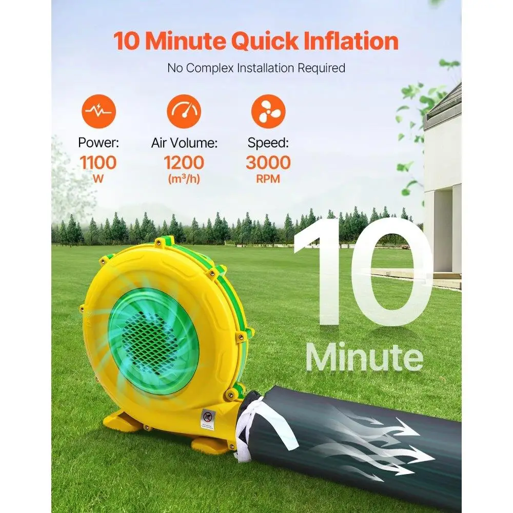 خيمة حفلات قابلة للنفخ مقاس 29.5 × 19.7 × 13.1 قدم باللون الأسود للمناسبات