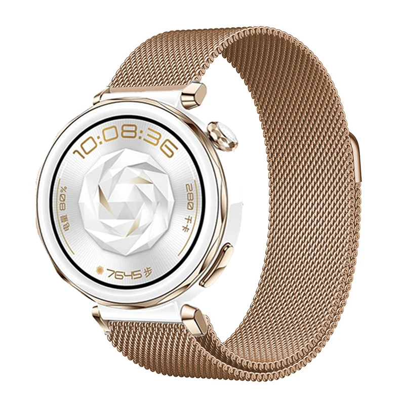 

Для HUAWEI WATCH GT5 Pro 42 мм Магнитный ремешок для Huawei Watch GT4 41 мм Ремешок для часов Huawei watch gt5 41 мм Металлический браслет Correa