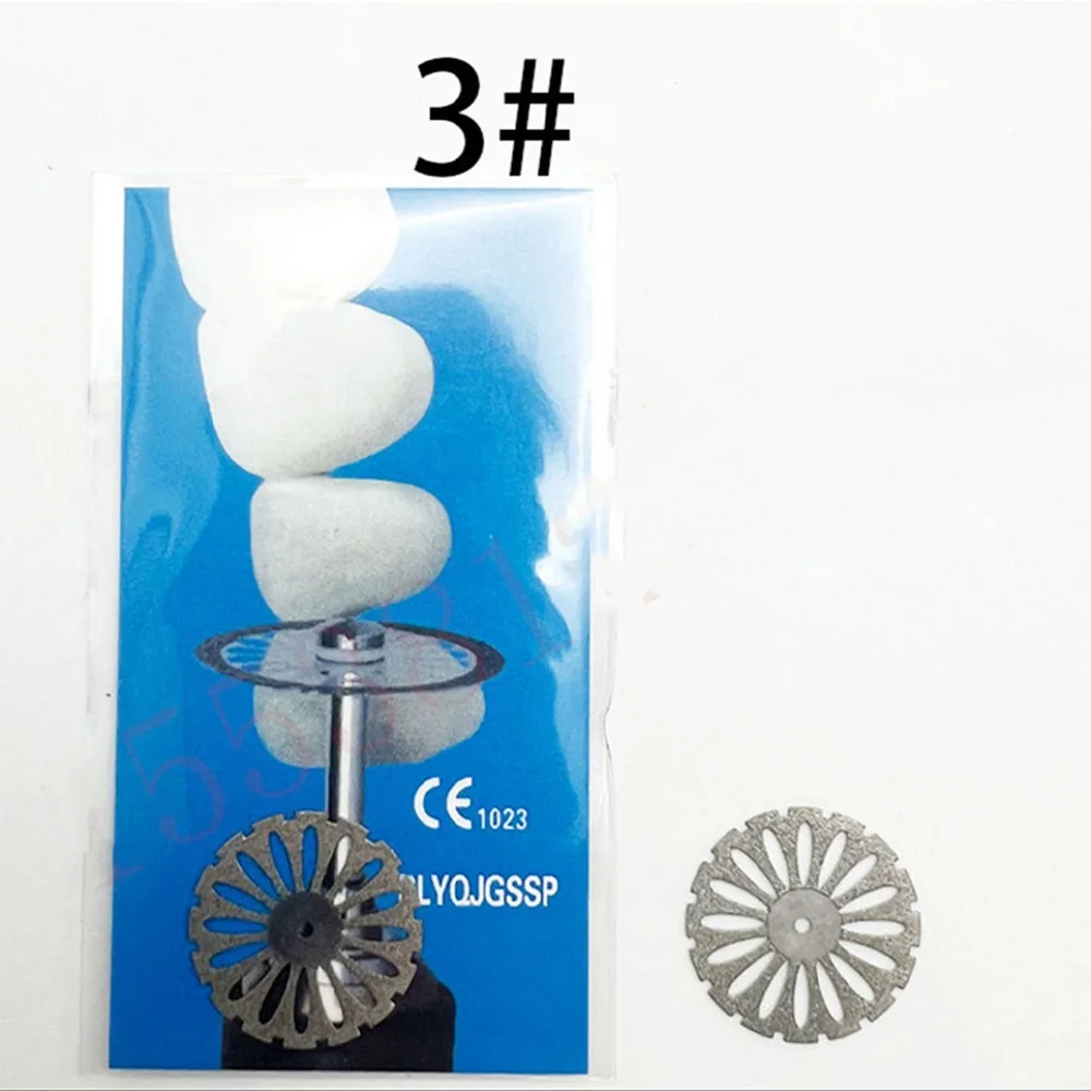 

1pc Sand Porcelain Diamond Dental Lab Ultra-thin 0.25mm Dental Diamond Disc Disks Double Sided Grit Cutting Disc Tool