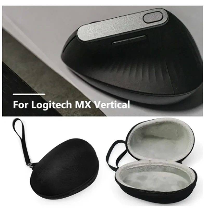 EVA Hard Mouse Case for Logitech MX Vertical/Lift Vertical Mice Storage Bags Travel Carrying Mouse Protective Cover Zipper Pouch