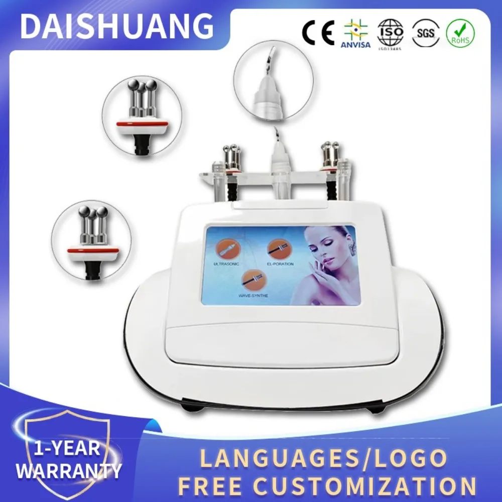 2025 Skin Scrubber Cavitation Machine Ultrasonic Face Cleaner for Freckles Deep Pore Cleansing Multi-Function Beauty Instrument
