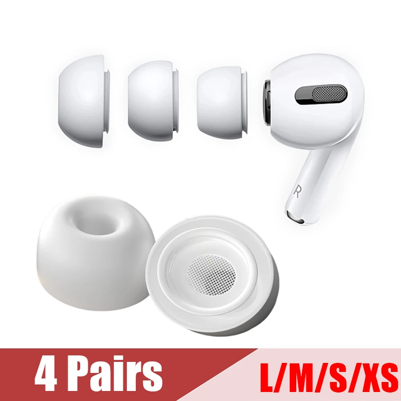 Soft Silicone Ear Tips for Airpods Pro 1/2 Gen Protective Earbuds Cover Ear-pads for Air Pods Pro 1/2 Earcap Accessories