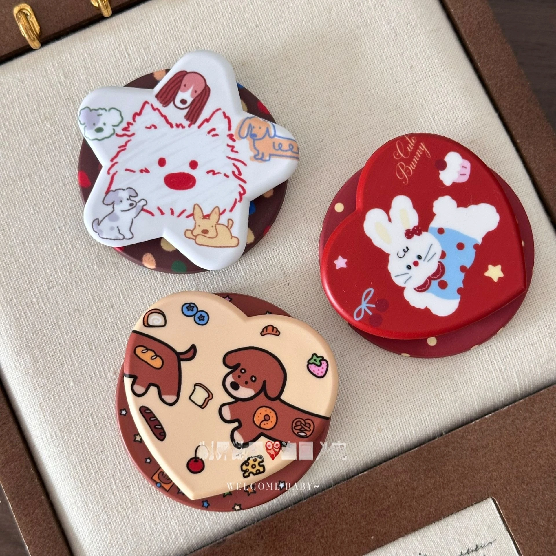 

New Korean Cute Cartoon Grip Tok Griptok Bracket for iPhone 16 Samsung Phone Accessories Phone Holder Ring Support Phone Stand