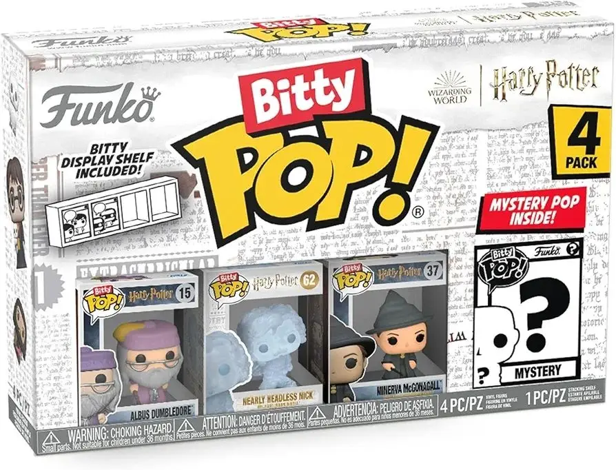 Genuino Funko Bitty Pop Harry Potter Hermione Dumbledore Magic Academy Anime Figura Cieca Scatola Raccolta Statua Modello Giocattoli Regalo