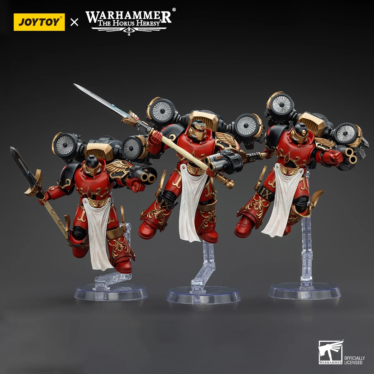 JOYTOY Warhammer The Horus Heresy Blood Angels Action Figure Dawnbreaker Cohort Joints Movable Figurine Collector Model Toy Gift