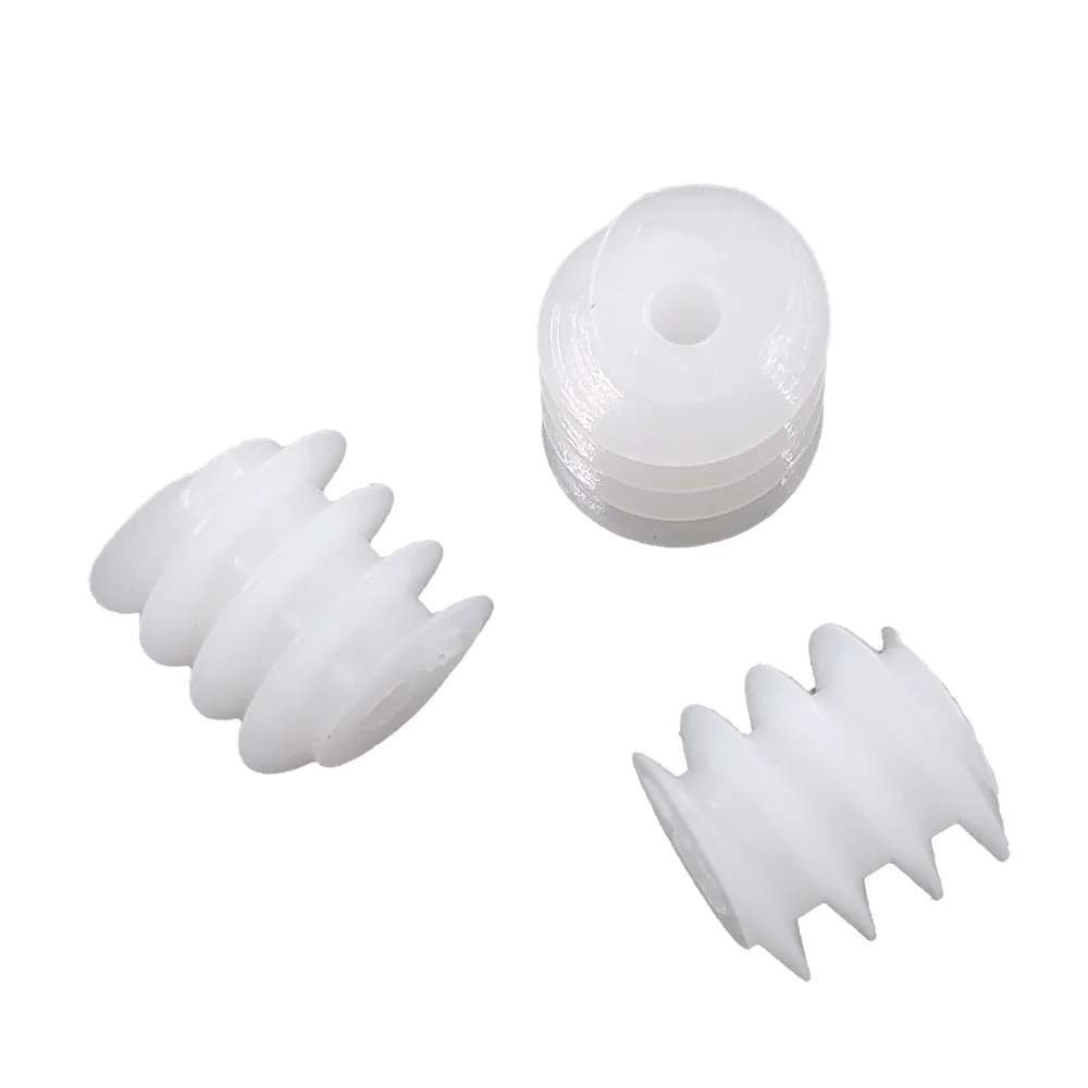 6*6mm 1.5A Worm Gear Turbine Hole 1.45mm Plastic Gear Toy Airplane Aircraft Parts Aerial Vehicle Model Toy Fittings W61.5A