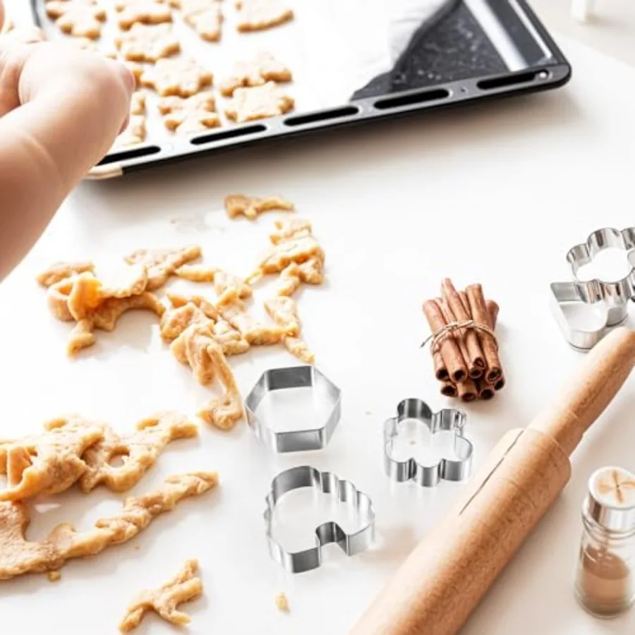 6 عبوات من مجموعة قطع Bee Ce-Pooh BearBee Beehive مسدس على شكل قرص العسل وزهرة العسل برطمان من الفولاذ المقاوم للصدأ قواطع Ce لعسل النحل P