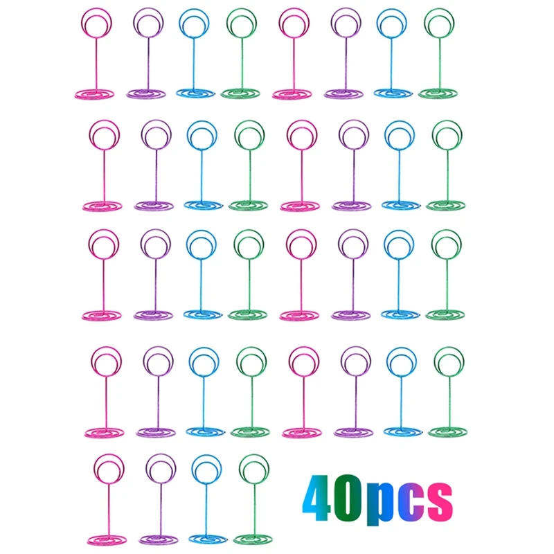 Porte-cartes et porte-photos pour mariage et fête d'anniversaire, porte-cartes pour travailleurs et restaurants, 85mm, 80 pièces