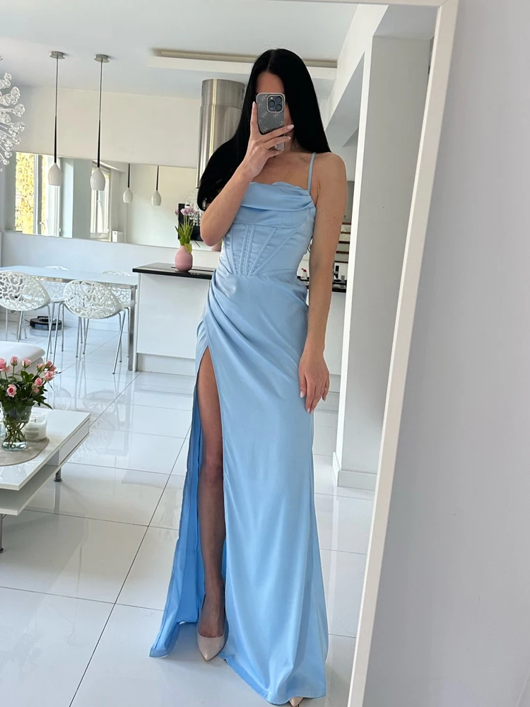 

Summer Maxi Dress Satin Bodycon Dress Women Party Dress 2022 New Arrivals Red Backless Sexy Celebrity Date Night Dresses