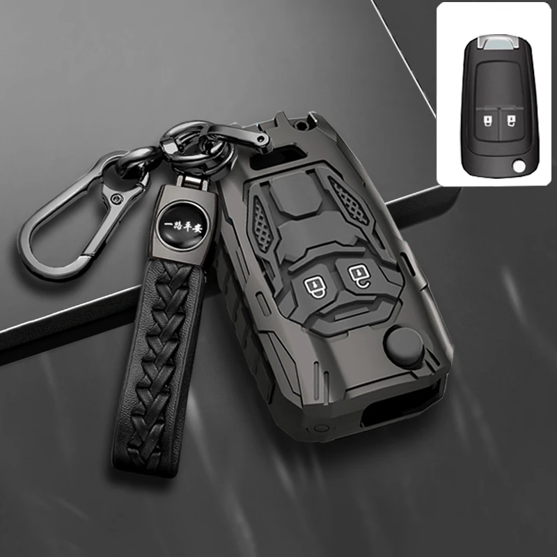 Zinc Alloy Car Key Case Cover Protective Shell Fob Key Bag For Buick Chevrolet Cruze Opel Vauxhall Astra J Corsa Insignia Mokka
