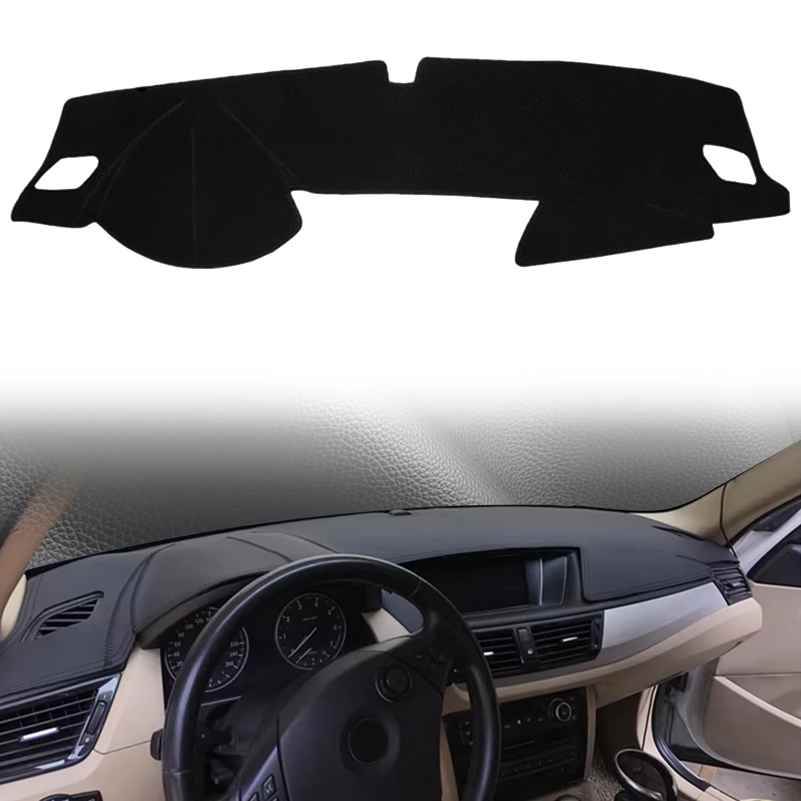 

for BMW X1 E84 2009-2012 2013 2014 2015 Car Dashmat Dashboard Cover Pad DashMat Sunshade Protective Carpet Leather Accessories