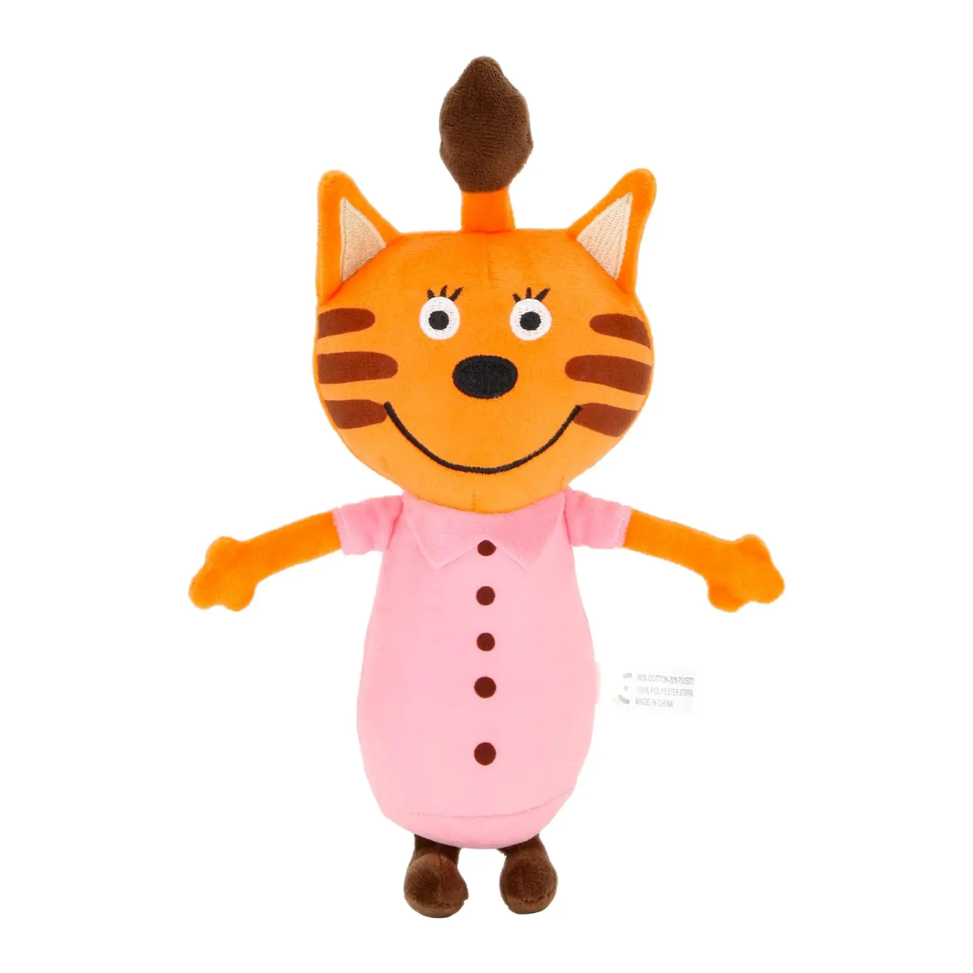 الروسية ثلاثة القطط الصغيرة TpnkoTa ألعاب شخصيات الحركة الكرتون أنيمي القطط السعيدة ألعاب من نسيج مخملي الكرتون الشكل الطفل هدايا عيد الميلاد